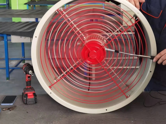 โซน 1 Ex-Proof Ventilation Fan 315mm Blade Large Volume High Pressure Air Axial Flow