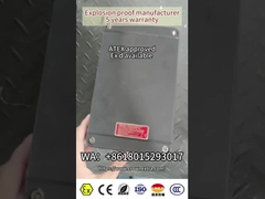 พลาสติกทั้งหมด ((GRP) Exproof ป้องกันเพลิง กล่องควบคุม ATEX CNEX เรต WF2 AC110/220/3800/460v