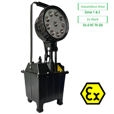 อุปกรณ์ป้องกันระเบิดที่ได้รับการอนุมัติจาก ATEX IP65 10X3W สามารถปรับแต่งได้