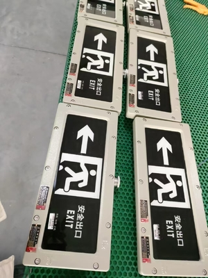 4500-6500K ไฟฉุกเฉินที่ป้องกันไฟออก 2*3Watt 220VAC 24/36VDC ติดผนัง/เพดาน