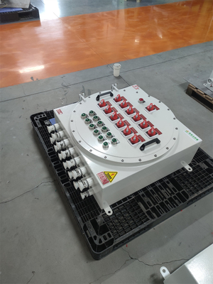 220vac แพเนลควบคุมกันไฟ Atex Cnex อลูมิเนียมเกรดเรือ Wf2 Ip66