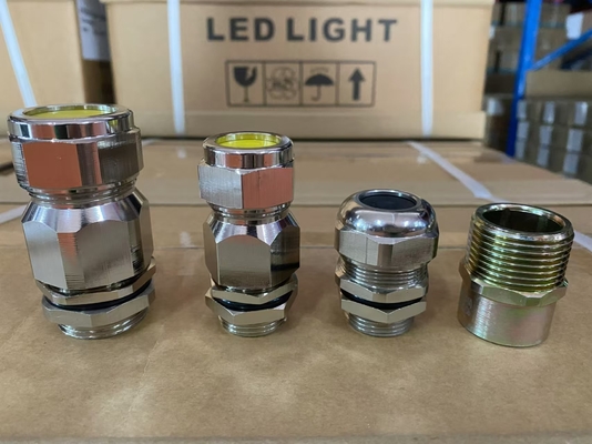 ทองแดง Ex Proof Cable Gland สําหรับสายไฟ 6-12 มม.
