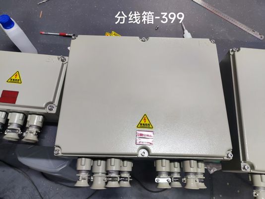 กลมกันระเบิดคาร์บอน กล่องแยก 4" 1" ⭐ IIB IIC ประเภท WF2 สําหรับพื้นที่อันตรายของน้ํามันและก๊าซ