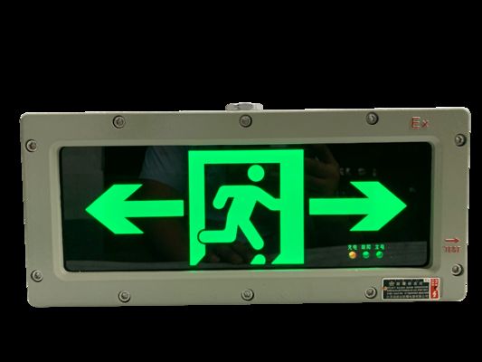 ไฟฉุกเฉินสำหรับทางออกฉุกเฉินแบบติดผนัง 3W 120 180 นาที สีที่กำหนดเอง ไฟ LED แสดงสถานะ พื้นผิวสามารถปรับแต่งได้สำหรับโซน 1 และโซน 2
