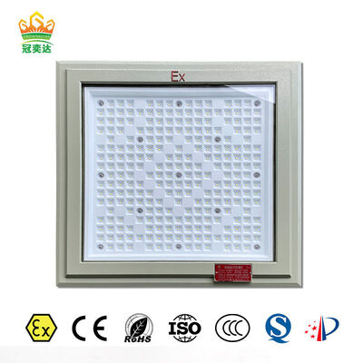 ไฟฟ้า LED กันระเบิด ไฟฟ้าระบายน้ําแสงสว่างสูง 100-250W สูงสุด 5700K CCT การรับประกันการใช้งาน 5 ปี สําหรับพื้นที่อันตรายของสถานีน้ํามัน
