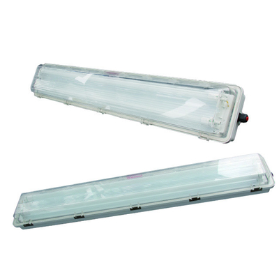 ATEX 1200mm ความยาว 2 * 18w ท่อสองแบบกันระเบิด LED ไฟเส้นสําหรับโซน 1 และ 2 โซน 21 และ 22