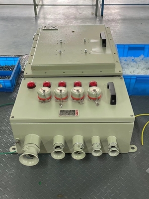IP65 สแตนเลส ปานล์ควบคุมไฟฟ้าติดผนัง AC 220V / 380V Ex ปานล์ควบคุม