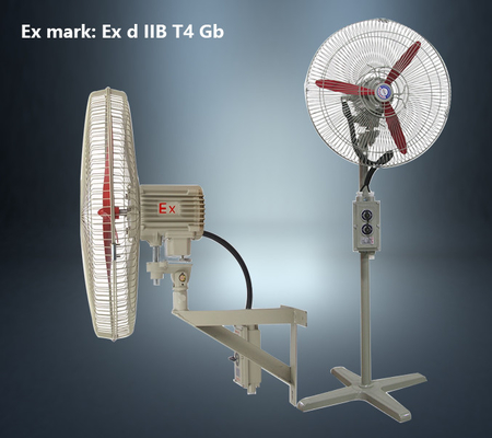 พัดลมแบบหมุนป้องกันการระเบิด ATEX 6600-1800m³/ชม. IP54 มั่นคง เหมาะสำหรับอุตสาหกรรมเคมี น้ำมัน ก๊าซ เหมืองแร่ และประหยัดพลังงาน