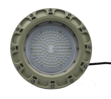 50000 ชั่วโมง อายุ Ex Db Eb IP66 โลหะอัลลูมิเนียมกันระเบิด LED Bay Light With Bracket
