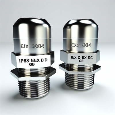 ISO Metric Thread Standard Brass Explosion Proof Cable Gland สําหรับการทํางานที่ดีที่สุด