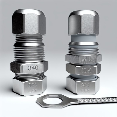 10-14mm Ex Proof Cable Gland with Single Wire Armour and Smooth Surface CE ROHS ISO9001 รับรอง