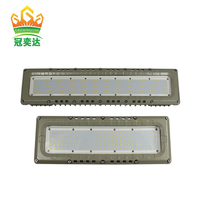 ประสิทธิภาพ 100lm / W 50w ทนต่อระเบิดแสงฟลูเรสเซนท์เพดานติดตั้งโซน 1 และ 2 โซน 21 และ 22
