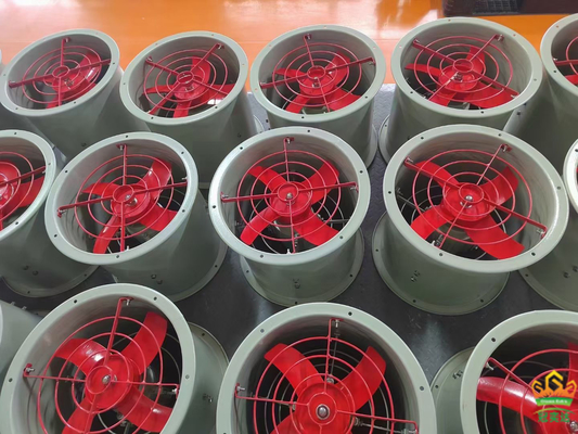 2000m3/h 1450r/m พัดลมแกนกันระเบิด ขนาด 250mm สําหรับสภาพแวดล้อมอันตรายจากการระเบิด