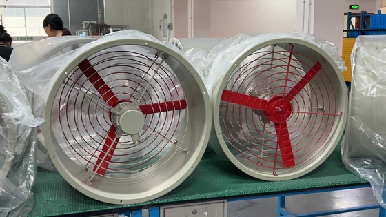 BAF Ex d IIC T4 พัดลมออกกันระเบิด สําหรับการระบายอากาศเหมืองอุตสาหกรรมและโรงงาน