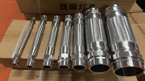 ช่องทางกันระเบิด ความยาวตามสั่ง 30cm 300mm วัสดุยางและสแตนเลส ATEX