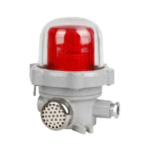 อัลลูมิเนียมสลัด Die Casting Shell 120-180db กันระเบิด เสียงและภาพเตือน 50-40w ไฟ