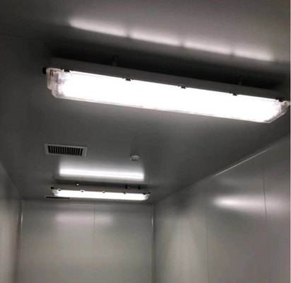 100lm / w ประสิทธิภาพ 2 * 36w หลอดสองหลอด กันระเบิด LED ไฟเส้นสําหรับพื้นที่อุตสาหกรรม