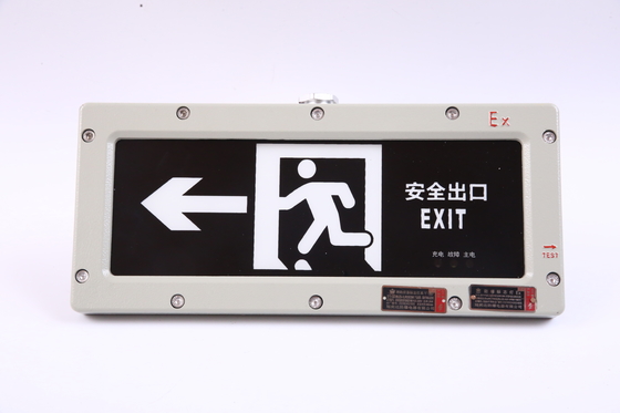 OEM ไฟทางออกฉุกเฉินที่คอมพักทัดการระเบิด CRI ≥70, ATEX / IECEx / RoHS / CNEX / ISO9001 รับรอง, การออกแบบที่สามารถปรับแต่งได้สําหรับพื้นที่อันตราย