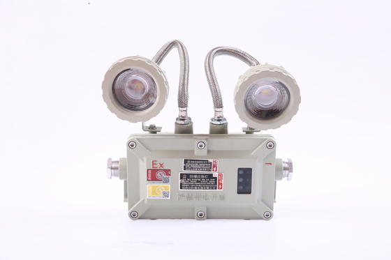 2 * 5w Ex Proof อลูมิเนียมไฟฉุกเฉิน 65-85DB เตือนเสียงเดซิเบล IP66
