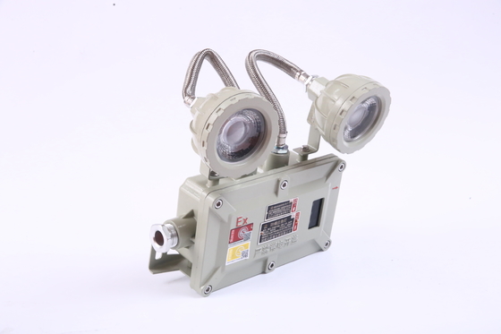 2 * 5w Ex Proof อลูมิเนียมไฟฉุกเฉิน 65-85DB เตือนเสียงเดซิเบล IP66