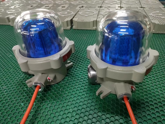 5-40W 120-180db ไฟเตือนที่กําหนดเองด้วย II 2 G Ex Mark และ 150 Flashes / min