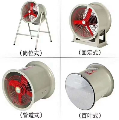 BAF Ex d IIC T4 พัดลมออกกันระเบิด สําหรับการระบายอากาศเหมืองอุตสาหกรรมและโรงงาน