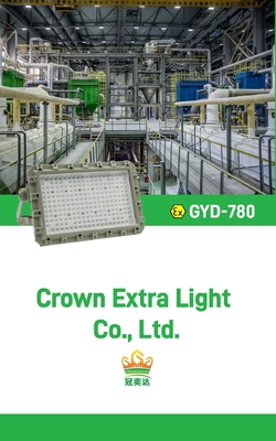 ATEX IECEx RoHS CNEX 150W แสง LED กันระเบิด สําหรับแสงอุตสาหกรรม รับประกัน 5 ปี