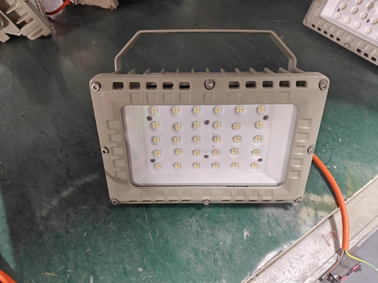 ATEX IECEx RoHS ISO9001 50W โคมไฟ LED กันระเบิด สําหรับสถานที่เก็บขยะอันตราย