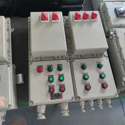 IP66 ป้องกันการระเบิด ป้องกันไฟ ปานควบคุม WF2 ด้วยการเข้าสายไฟที่กําหนดเอง ATEX รับรอง