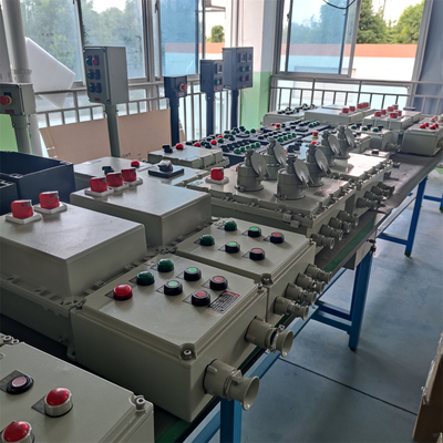 IP66 ป้องกันการระเบิด ป้องกันไฟ ปานควบคุม WF2 ด้วยการเข้าสายไฟที่กําหนดเอง ATEX รับรอง