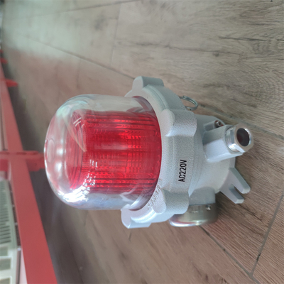 ไฟเตือนสิ่งกีดขวางการบินแบบป้องกันการระเบิดที่ได้รับการรับรอง ATEX IECEx สำหรับโซน 1 & 2 / โซน 21 & 22 – ไฟสัญญาณที่ปลอดภัยสำหรับพื้นที่อันตราย