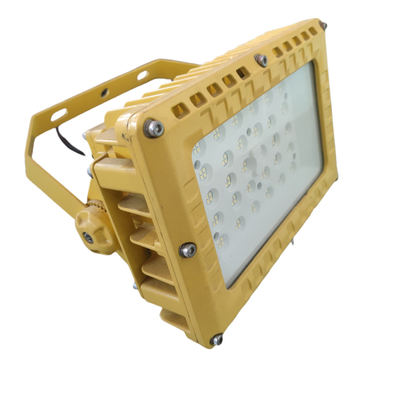 โซน1 การใช้น้ํามันก๊าซ ป้องกันระเบิด LED ความประสิทธิภาพแสงน้ําท่วม 150lm / w Ex Code Ex Db IIC T6 Gb