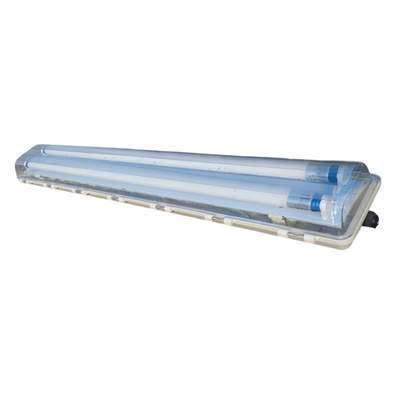 แสงหลอดไฟหลอดไฟแบบเส้น LED กันระเบิด GRP สําหรับสภาพแวดล้อมอันตรายทางอุตสาหกรรม 110lm/w