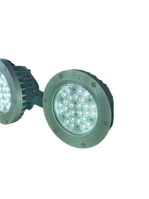 ดิวิชั่น 1 ATEX ใบอนุญาต Exproof Flameproof LED Bay Light ด้วยระดับ WF2 150Watt 180lm/w