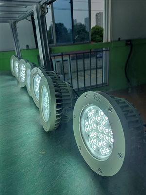 Ex Proof High bay Light 180lm/w ATEX ทนทานต่อการกัดกร่อน IP66 Led Outdoor Ceiling Light 50W-250W