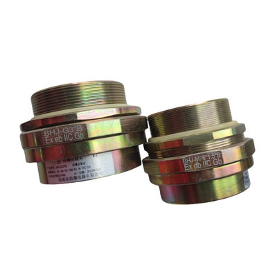 ATEX Single Wire Armor Silver Ex Proof Cable Gland With IP68 การจัดอันดับ