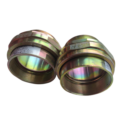 ATEX Single Wire Armor Silver Ex Proof Cable Gland With IP68 การจัดอันดับ