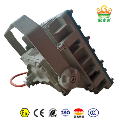 แสง LED กันน้ําท่วม ATEX IECEx IP66 MEANWELL ไดรเวอร์ CREE กลีบสีปรับเปลี่ยน การระเบิด 90-295V 200Watt 170lm / w