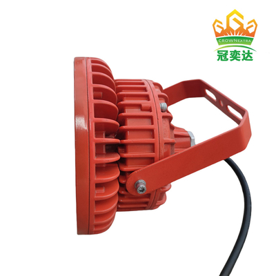 ATEX กันระเบิด LED อัลลูมิเนียม ไฮเบย์ ไลท์ IP66 อุตสาหกรรม เรือเกรดที่กําหนดเองสําหรับเรือน้ํามันนอกทะเล 175lm / วัตต์ 295V