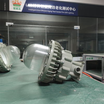 ATEX Zone1 180W Ex-proof LED Bay Lighting Fixture สําหรับพื้นที่อุตสาหกรรมอันตรายในทะเล IP66 WF2