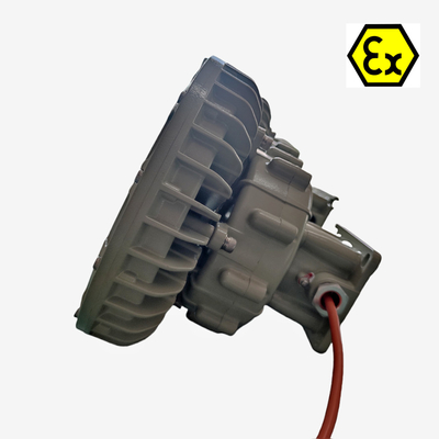 โคมไฟ LED กันระเบิด ATEX IEC มีประสิทธิภาพการใช้พลังงาน 185lm/w IP66 WF2 สําหรับแสงอุตสาหกรรมก๊าซน้ํามันโซน 1