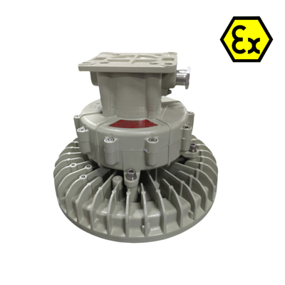 โคมไฟ LED กันระเบิด ATEX IEC มีประสิทธิภาพการใช้พลังงาน 185lm/w IP66 WF2 สําหรับแสงอุตสาหกรรมก๊าซน้ํามันโซน 1