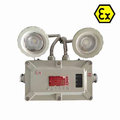 โซนอันตราย 1 ภาพไฟที่ป้องกันระเบิดอุตสาหกรรม IP66 WF2 5 วัตต์ 90-180 นาที
