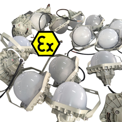 พื้นที่ระเบิดไฟฟ้า LED พร้อม ATEX IP66 Protection OEM Server 100lm/w