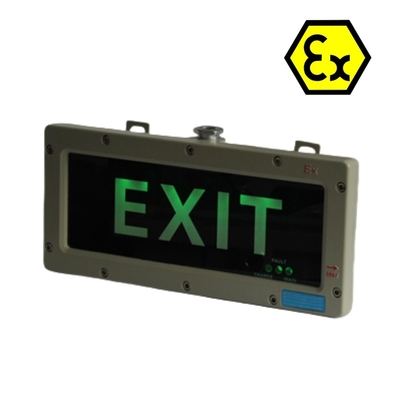 ATEX ความปลอดภัย LED ไฟออกที่ป้องกันระเบิด RoHS ได้รับการอนุมัติสําหรับโซนอันตราย1 Div1 OEM มี