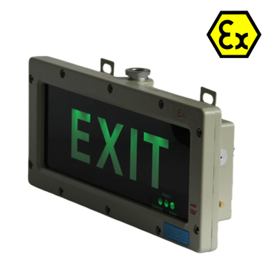 ATEX ความปลอดภัย LED ไฟออกที่ป้องกันระเบิด RoHS ได้รับการอนุมัติสําหรับโซนอันตราย1 Div1 OEM มี