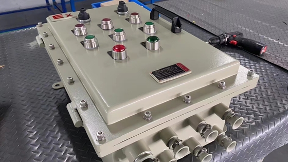 แผนควบคุมที่ได้รับการรับรอง ATEX พร้อมอุปกรณ์กล่องอลูมิเนียม/สแตนเลส