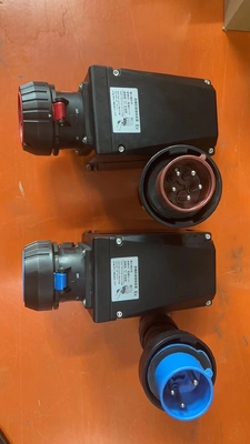 กันระเบิด 16A IP66 ทองแดงเคลือบ 2 ปิน 3 สายพัสดุและซ็อตสําหรับอุปกรณ์อุตสาหกรรม