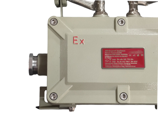 ไฟฉุกเฉินกันระเบิด – ติดตั้งบนผนังและเพดาน | ได้รับการรับรอง ATEX/IECEx สำหรับไซต์น้ำมันและก๊าซ เคมี และเหมืองแร่
