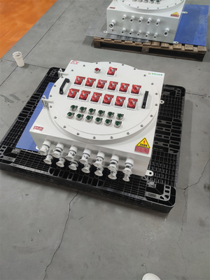 220vac แพเนลควบคุมกันไฟ Atex Cnex อลูมิเนียมเกรดเรือ Wf2 Ip66